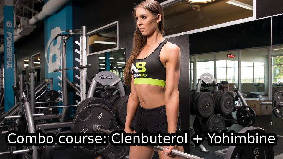 Combo course Clenbuterol + Yohimbine